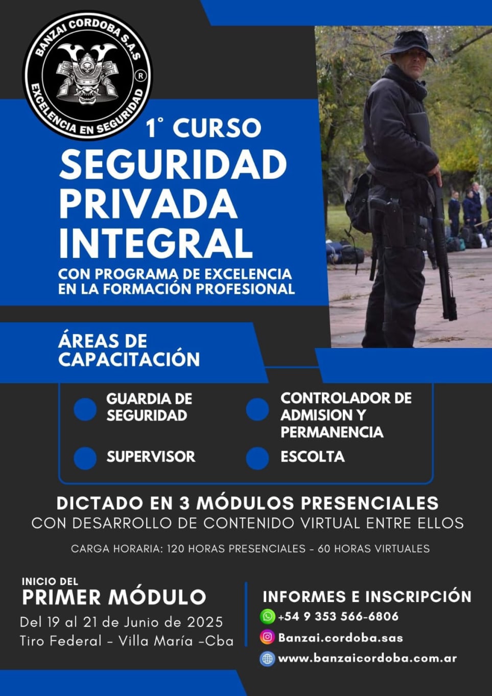 CURSO DE SEGURIDAD PRIVADA INTEGRAL